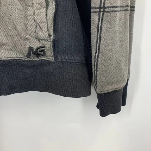 Analog‎ Women's Check Pattern Full Zip Cotton Long Sleeve Hoodie Size L - Picture 5 of 11